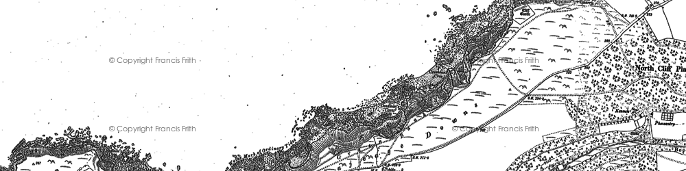 Old map of Basset's Cove in 1878