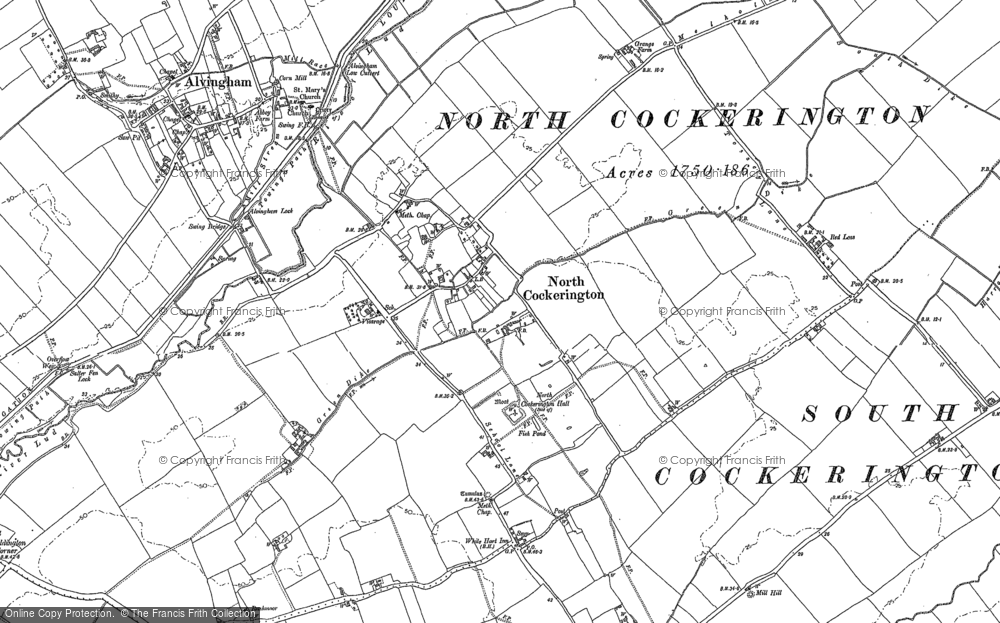 Old Map of North Cockerington, 1888 in 1888