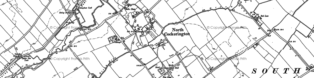Old map of North Cockerington in 1888