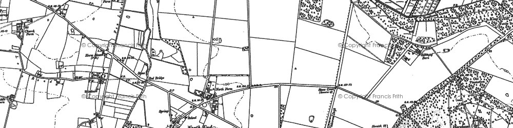 Old map of North End in 1882