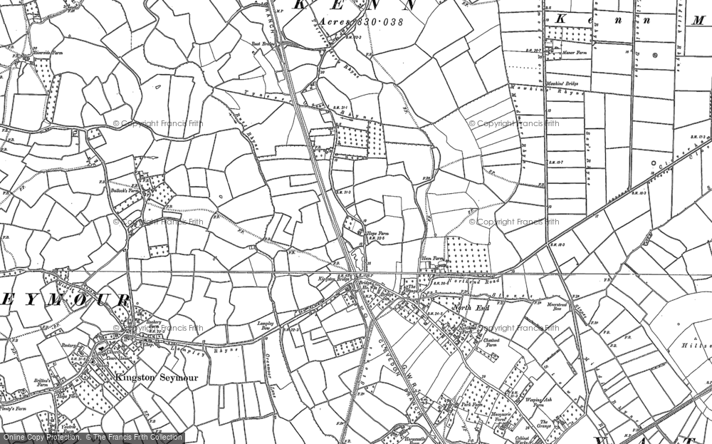 Old Map of Historic Map covering Horsecastle in 1902