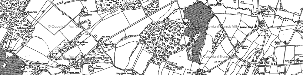 Old map of North End in 1909