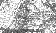 Old Map of North Finchley, 1896 - 1913