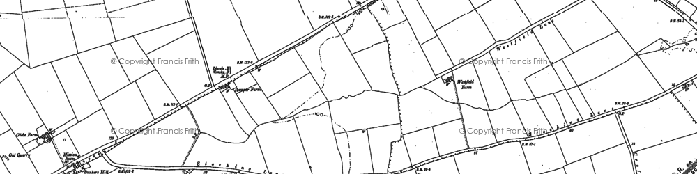 Old map of North Greetwell in 1885