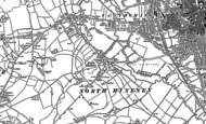 Old Map of North Hinksey Village, 1898 - 1919