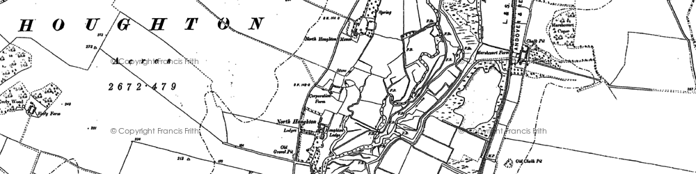 Old map of North Houghton in 1894