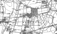 Old Map of North Lancing, 1896 - 1909