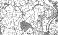 Old Map of North Lees, 1890