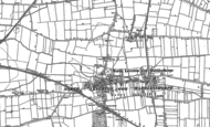 Old Map of North Leverton with Habblesthorpe, 1898