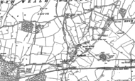 Old Map of North Weald Bassett, 1895