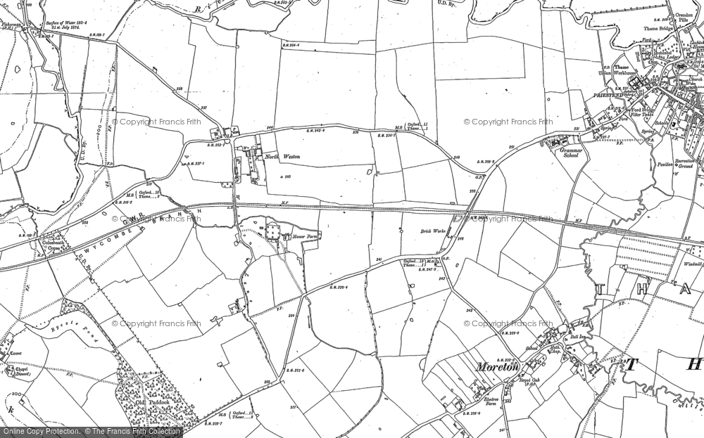 Old Map of North Weston, 1919 in 1919