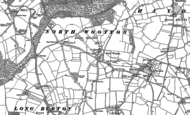 Old Map of North Wootton, 1886