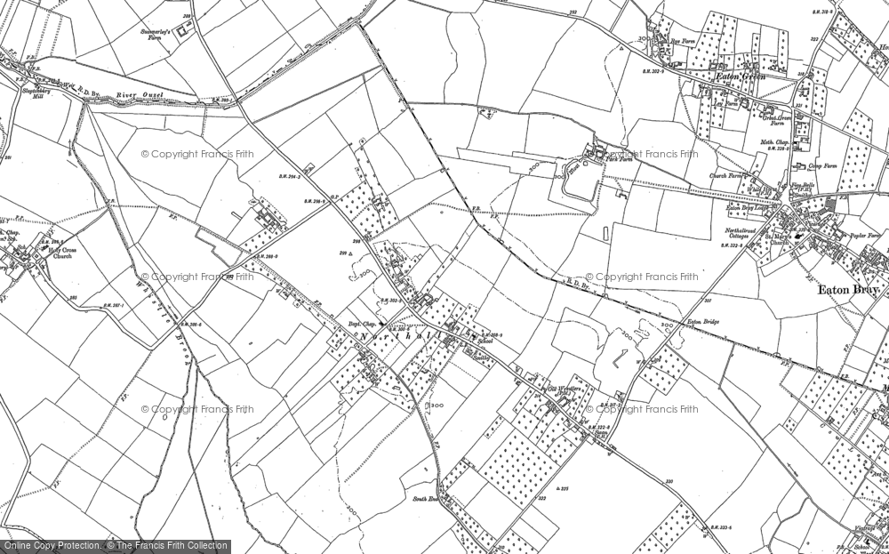 Old Map of Northall, 1898 - 1923 in 1898