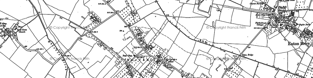 Old map of Northall in 1898