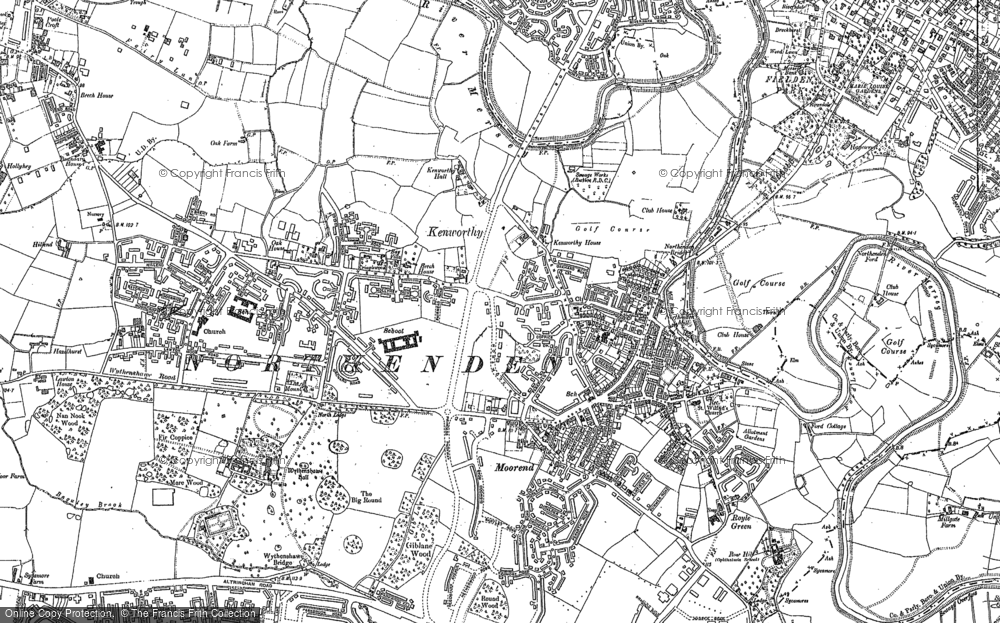 Old Map of Northenden, 1897 - 1908 in 1897