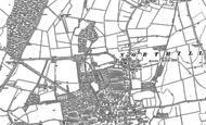 Old Map of Northill, 1882