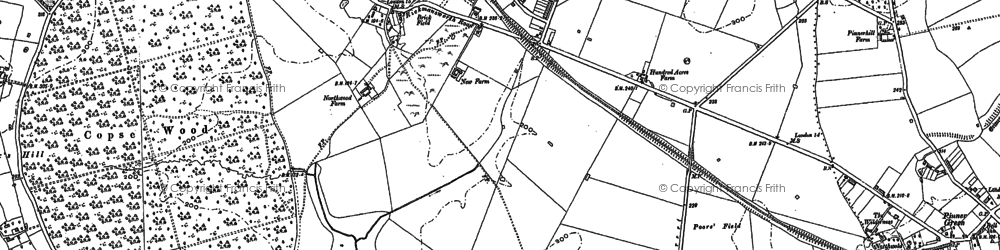 Old map of Northwood Hills in 1894
