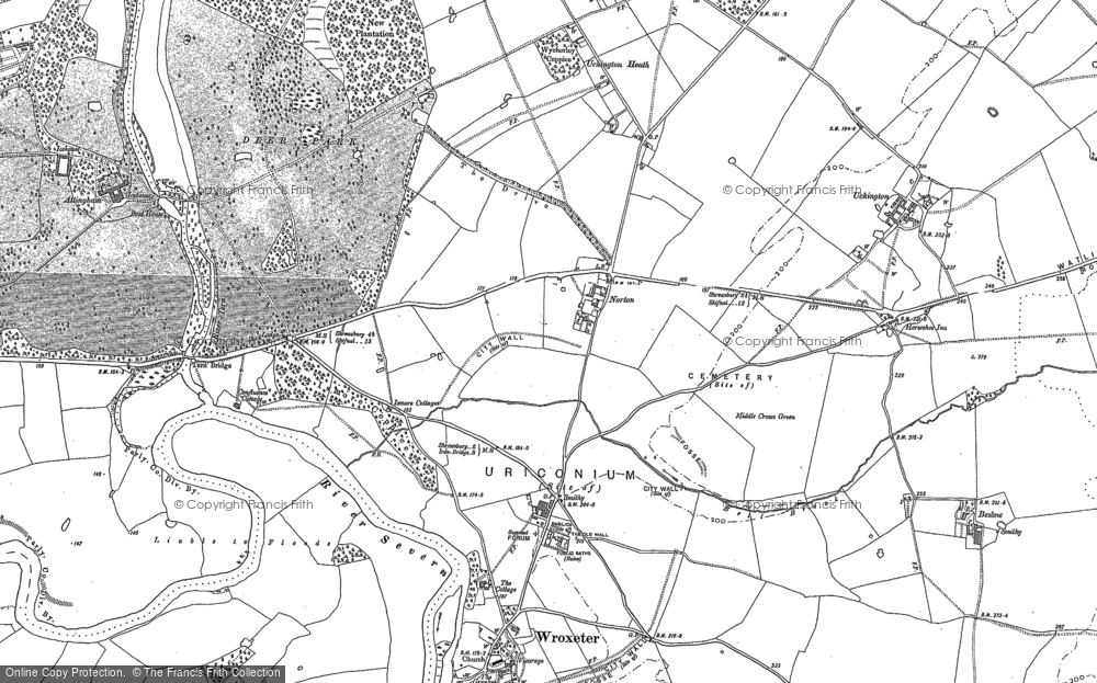 Old Map of Norton, 1881 in 1881