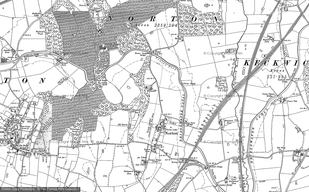 Old Map of Norton, 1897 - 1908 in 1897
