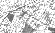 Old Map of Norton in Hales, 1879