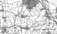 Old Map of Nowton, 1883 - 1884
