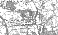 Old Map of Nunnykirk, 1896