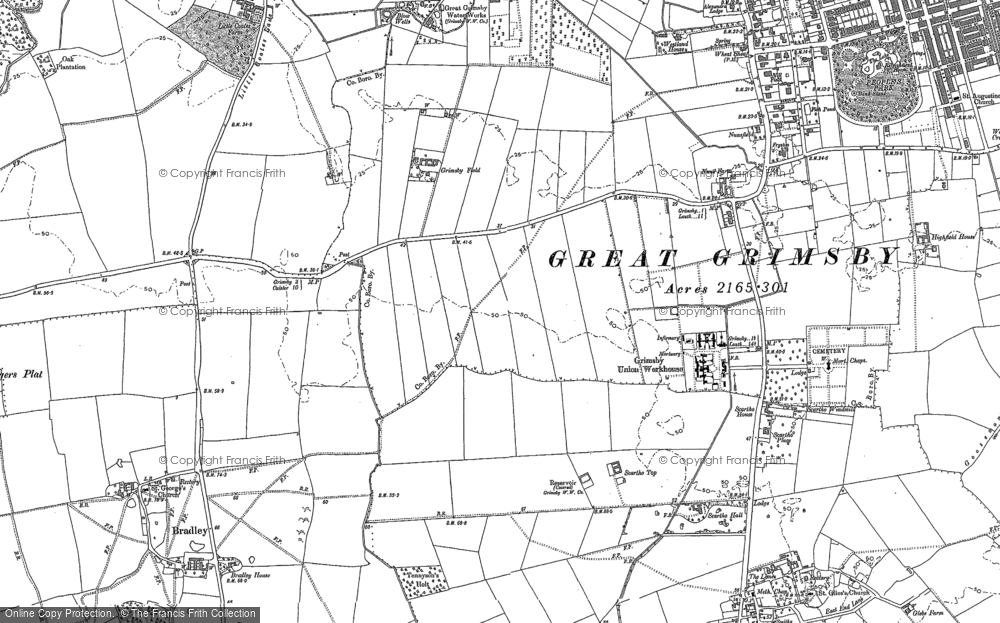 Old Map of Nunsthorpe, 1881 - 1905 in 1881