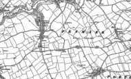 Old Map of Nurston, 1914