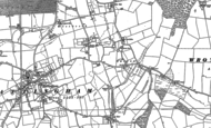 Old Map of Nurton, 1900