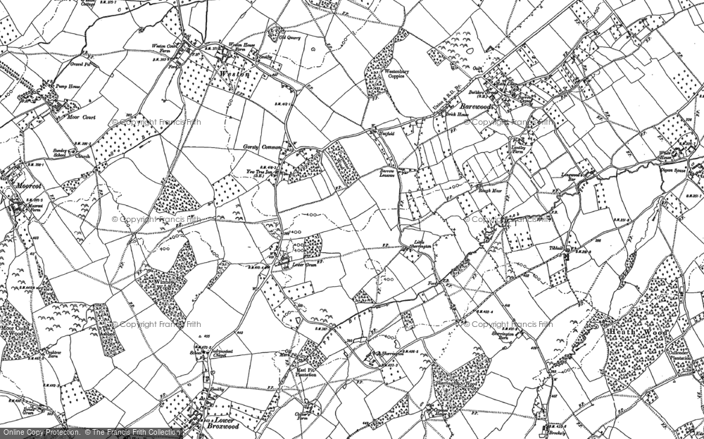 Old Map of Nutfield, 1885 - 1886 in 1885