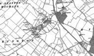 Old Map of Oakington, 1886 - 1901