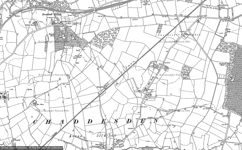 Old Map of Oakwood, 1879 - 1882 in 1879