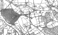 Old Map of Ockham, 1895