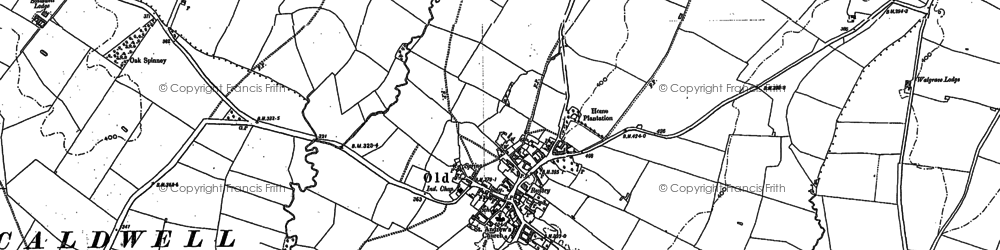 Old map of Old in 1884