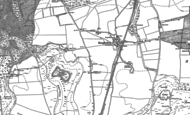 Old Map of Old Burghclere, 1894 - 1909