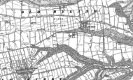 Old Map of Old Byland, 1891