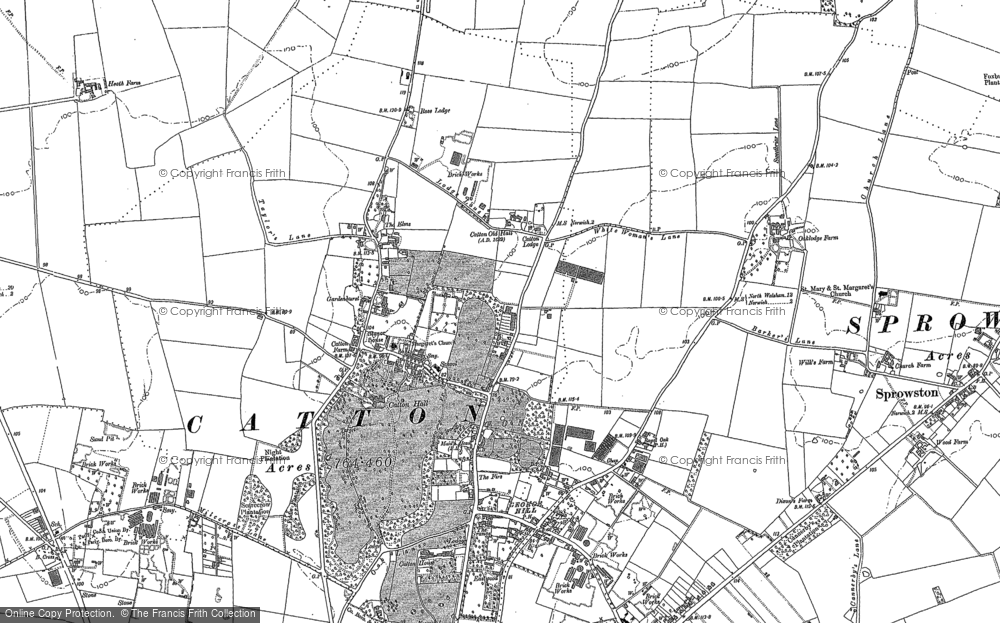 Old Catton, 1883 - 1884