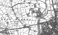 Old Map of Old Hall, 1891 - 1905