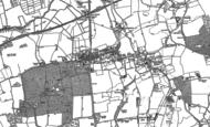 Old Map of Old Harlow, 1895 - 1896