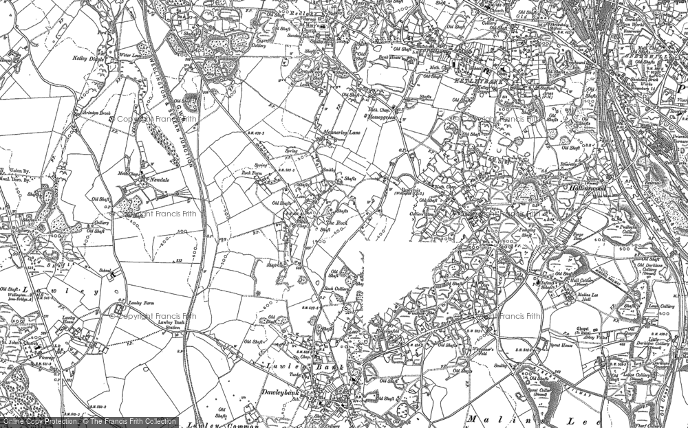 Old Map of Old Park, 1882 in 1882