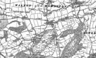 Old Map of Old Radnor, 1887 - 1902