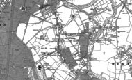 Old Map of Old Windsor, 1910 - 1932