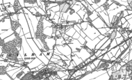 Old Map of Old Wives Lees, 1896