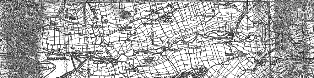 Old map of Oldfield in 1848