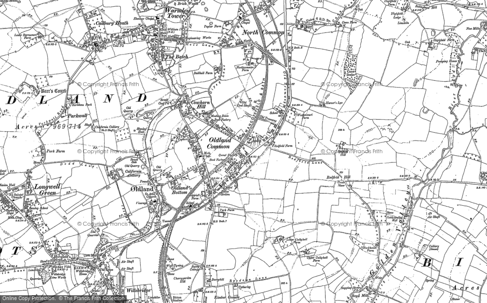 Old Map of Oldland Common, 1902 in 1902