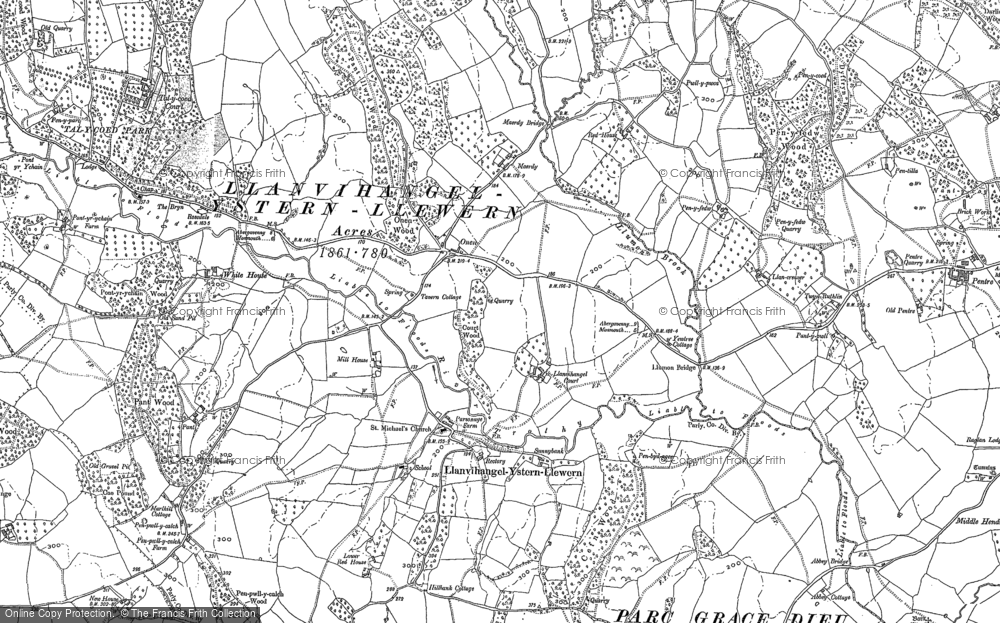 Old Map of Onen, 1900 in 1900