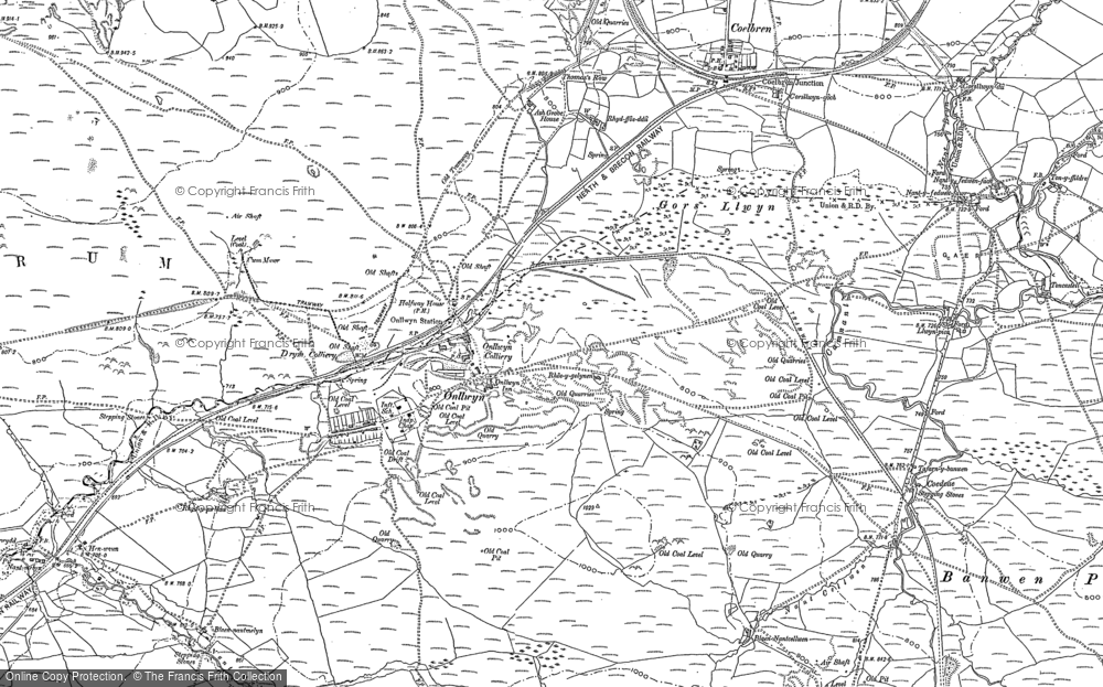 Old Map of Onllwyn, 1903 in 1903