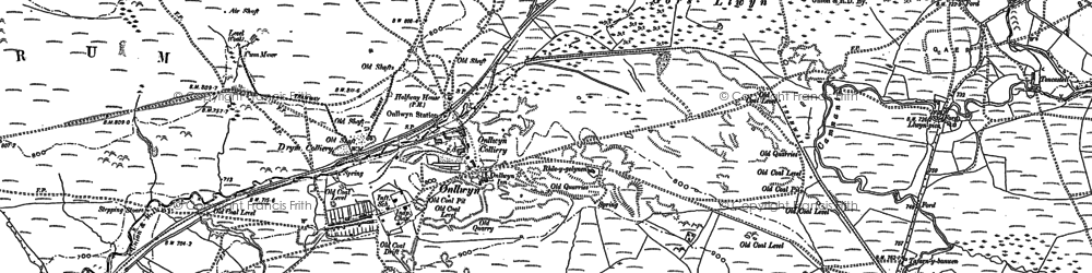 Old map of Onllwyn in 1903