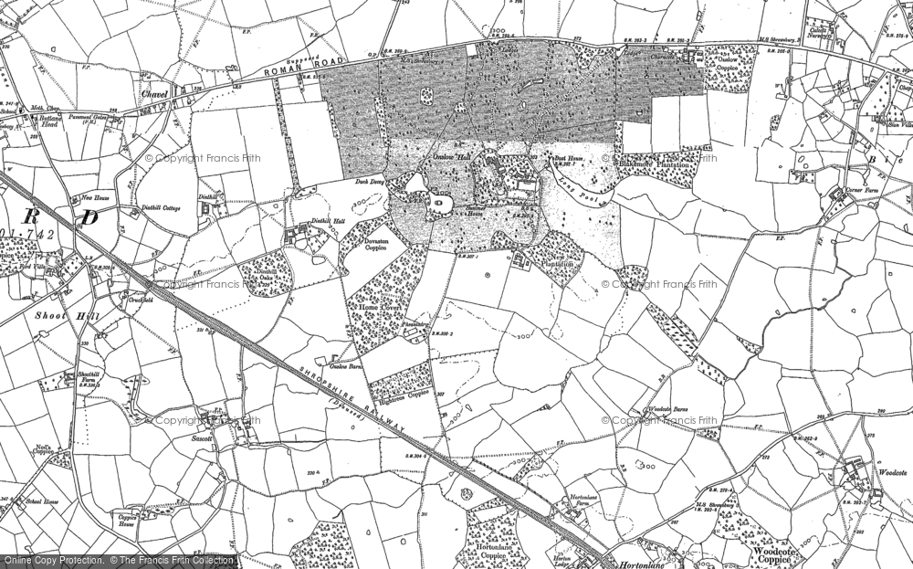 Old Map of Onslow, 1881 in 1881