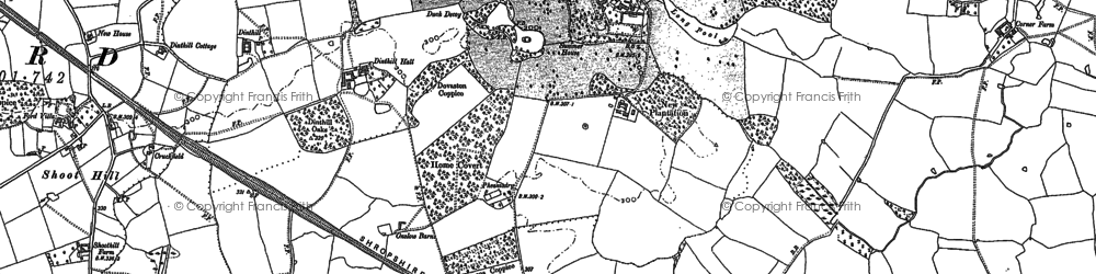 Old map of Onslow in 1881